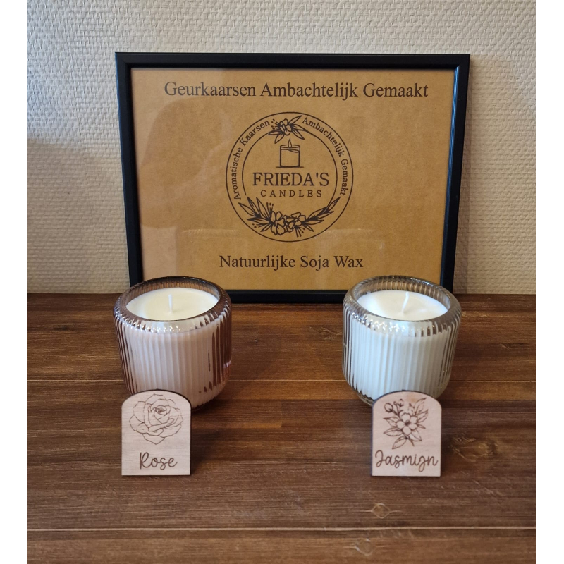 Elegante glazen : Rose