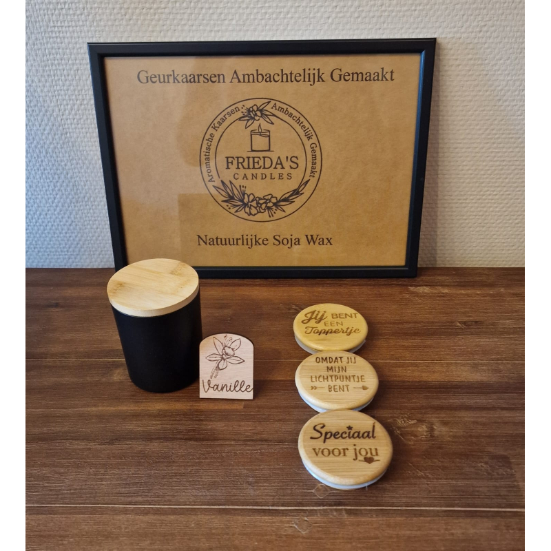 Zwarte Glazen : Vanille