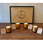 Vintage bruine glazen : Lily