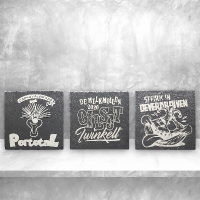 Leisteen onderleggers