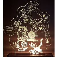 Plexiglas met Ledbox