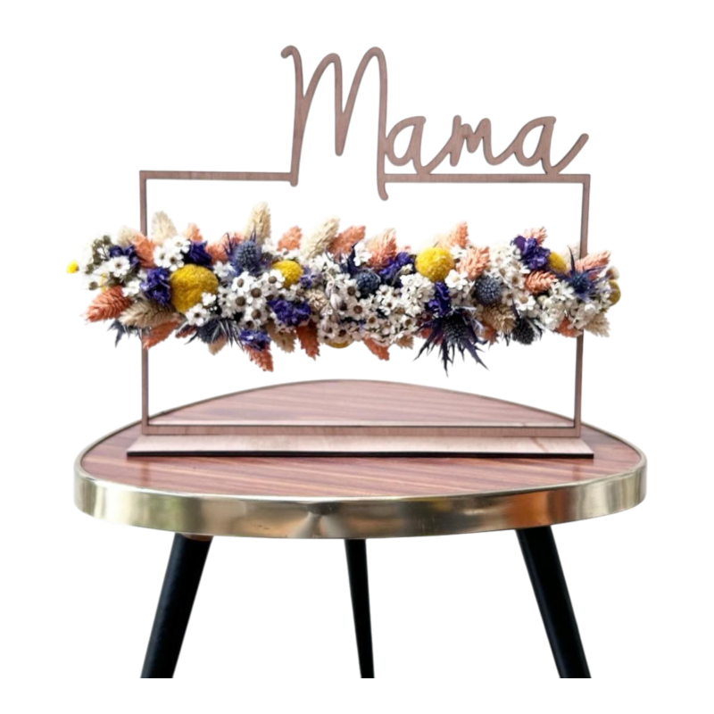 Zwevend met gedroogde  bloemen